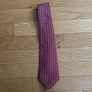 Vineyard Vines Red Baseball Patterned Boys Tie